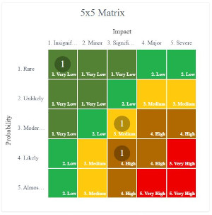 Risk Management Matrix 5x5 Example