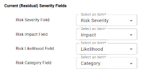 example Azure DevOps Services Risk Management severity values